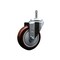 Service Caster 4'' Maroon Polyurethane Wheel Swivel 7/16'' Grip Ring Stem Caster SCC-GR20S414-PPUB-MRN-716138 - alternate 1